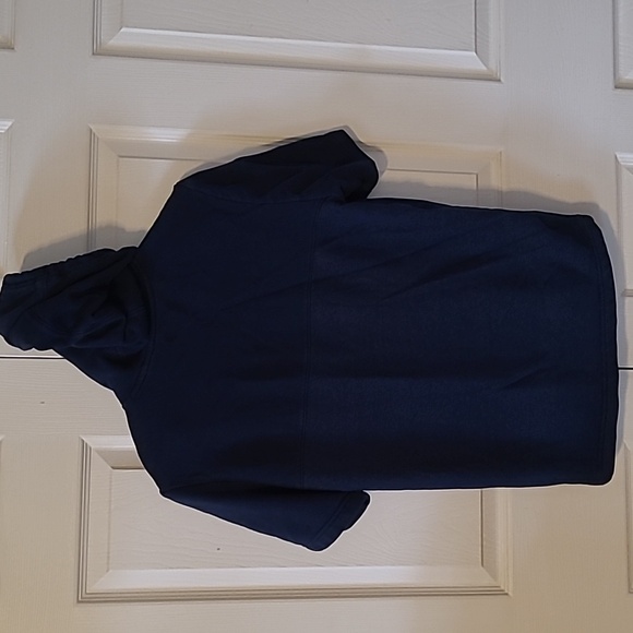 Under Armour Navy Short Sleeve Hoodie - Picture 5 of 5